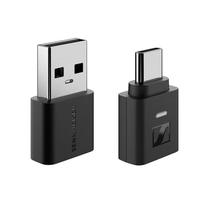 Sennheiser BTD 700 Bluetooth Dongle with aptX Lossless, Auracast, Ultra-Low Latency Audio, Plug-and-Play USB-A/USB-C Connectivity, and Expo Gear Weather-Resistant Hard-Shell Case