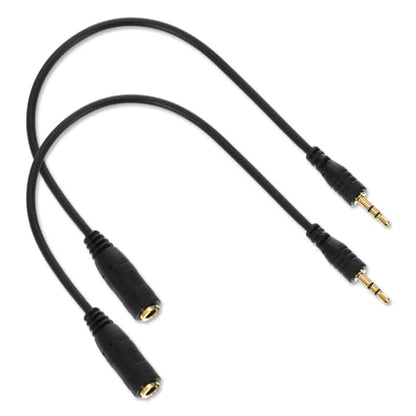 SynHHergyx 2 Pcs 2.5mm to 3.5mm Adapter Gold Plated 2.5mm Male to 3.5mm Female Stereo Audio Jack Adapter Cable Connector 6 inch Cord for Radios, Headphones, Recorder, Camera