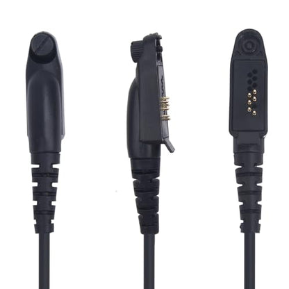 WODASEN Walkie Talkie Earpiece with Mic C-Swivel D-Ring G-Shaped Hook Two Way Radio Headset for Ailunce HD1 HD2 HA1G GP328plus EX500 RT47 RT47V RT48 RT29 NR30 RB23 Radios (G-Shape) - style: G-shape