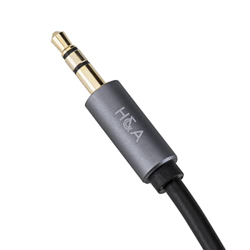 Sennheiser HD 280 Pro Circumaural Closed-Back Monitor Headphones with H&A Stereo Mini Male to Auxilary Cable (Gold Series) 10'