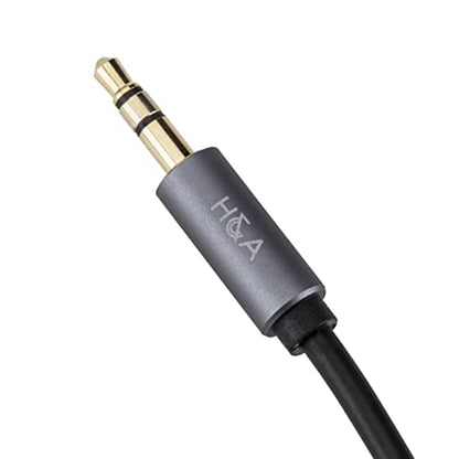 Sennheiser HD 280 Pro Circumaural Closed-Back Monitor Headphones with H&A Stereo Mini Male to Auxilary Cable (Gold Series) 10'