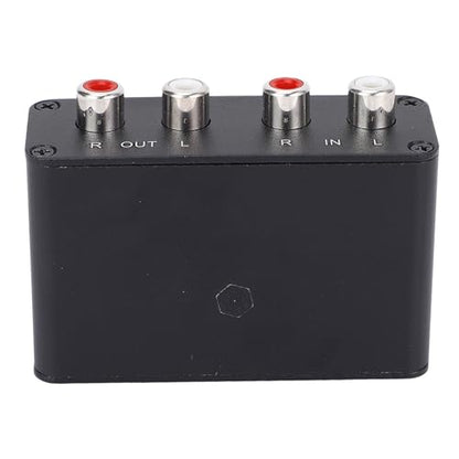 3.5mm Volume Control Box with Balance Adjustment, Stepless Knob Stereo Switcher Compatible Headphones Speakers PC Phone Tablet for Precise Sound Management