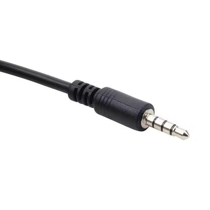 Black USB to AUX Adapter Cable,3.5mm Male AUX Plug to USB 2.0 Female Converter Adapter Cable Cord for Car Aux Port 20cm/8-inch Length Black OTG Adapter Accessories
