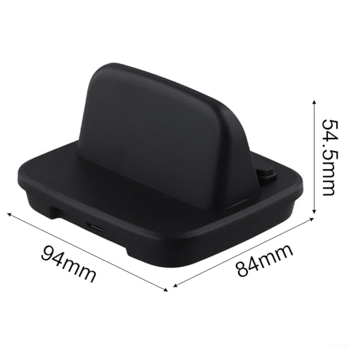 120W USB C Charging Dock Charging Station Phone Tablet Earbuds 6A Delivery Hub Compact ABS Desktop Organizer Portable Travel Black(Black)