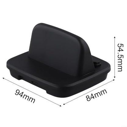 120W USB C Charging Dock Charging Station Phone Tablet Earbuds 6A Delivery Hub Compact ABS Desktop Organizer Portable Travel Black(Black)