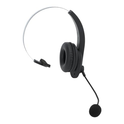 SUNGOOYUE Computer Headset with Noise Canceling Microphone, Wireless Headset for PC Phone, 5.4 for Stable Connection in Call Centers