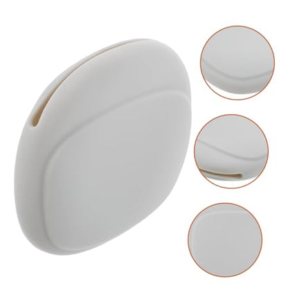Mikikit Silicone Earphone Organizer Bag Durable Travel Accessories Case for Data Cables Earbuds and Items Flexible Non Tangling Storage Tranquil