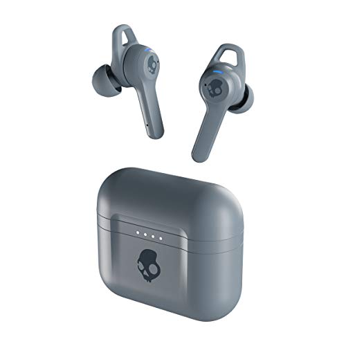 Skullcandy Indy ANC in-Ear Noise Canceling True Wireless Earbuds, 32 Hour Battery, Microphone, Works with iPhone Android and Bluetooth Devices - Grey - color: Chill Grey, style: Wireless Charging + Noise Canceling