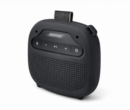 alltravel Silicone Cover for Bose New SoundLink Micro Portable Bluetooth Speaker (2nd Gen) with Neck Lanyard (Black) - color: Black