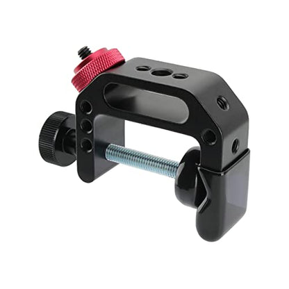 CAMVATE C Clamp with 1/4"-20 Thread Screw Mount for Microphone Stand Mount