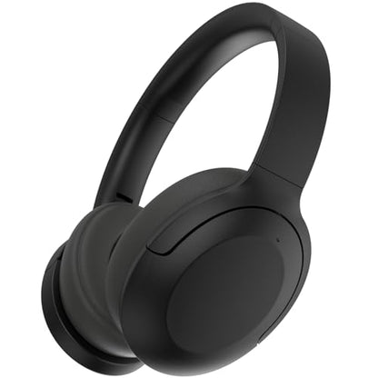 GU-DI Active Noise Cancelling Wireless Bluetooth Over Ear Headphones | Hi-Res Audio, Deep Bass, with mic, Foldable Lightweight, Travel Home Office Gym Cellphone PC