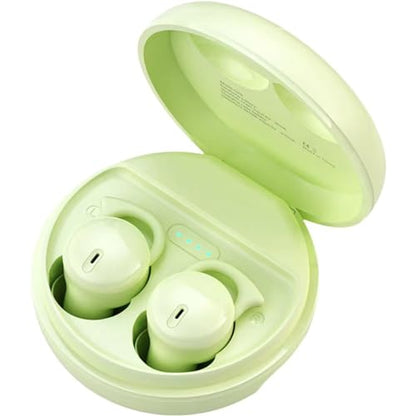 Invisible Sleep Headphones,Sleep Earbuds for Side Sleepers (Green) | Mini Noise Blocking Sleeping Earphones, Bluetooth 5.3 Wireless Earbuds for Sleeping, Working - color: Green