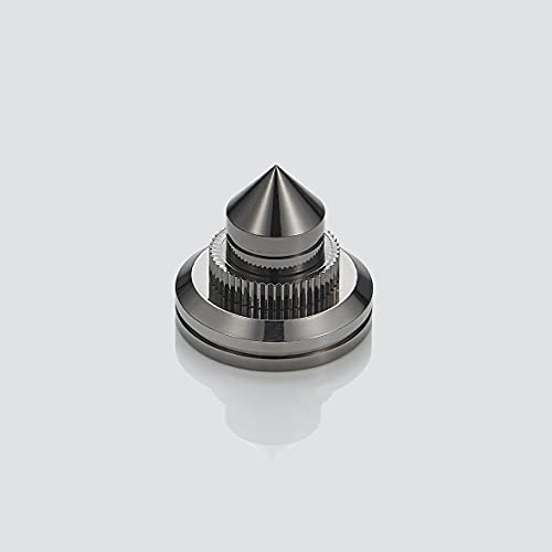 Speaker Spikes Adjustable Floor Protectors 8pcs with Adhesive, Black - color: Black