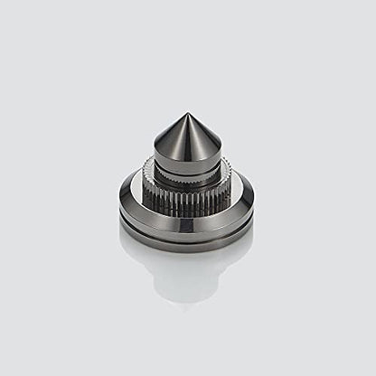 Speaker Spikes Adjustable Floor Protectors 8pcs with Adhesive, Black - color: Black