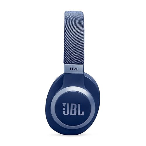 JBL LIVE770NCBLU Live 770NC Wireless Over-Ear Adaptive Noise Canceling Headphones - Blue - color: Blue