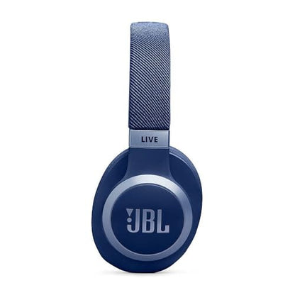 JBL LIVE770NCBLU Live 770NC Wireless Over-Ear Adaptive Noise Canceling Headphones - Blue - color: Blue