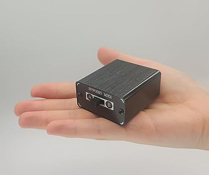 SPRODIO 2 Way in-line 3.5mm Audio Switch Box A/B Selector Switcher Compatible with 1/8" Microphone TRRS TRS Independent Ground no noise-M201