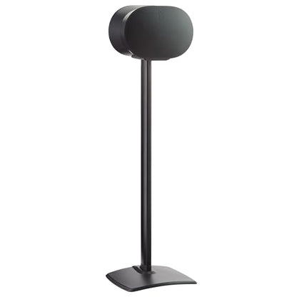 Sanus Speaker Stand for Sonos Era 300™ - Fixed Sonos Speaker Stand w/Easy 3 Step Assembly - Includes All Hardware, Carpet Spikes & Rubber Feet - Black Single Stand - color: Black Single