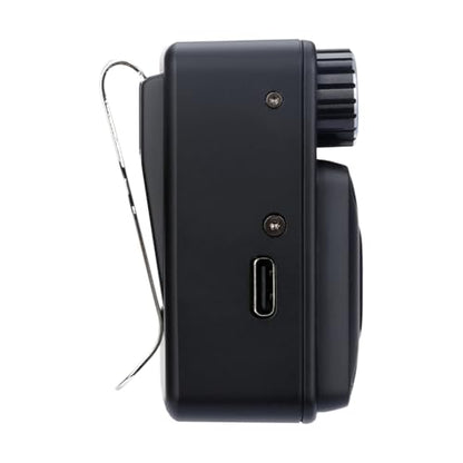 Xvive U45 Wireless in Ear Monitor System Receiver, Receiver Only with Channel Scan Mode, Black - color: U45RX BLACK