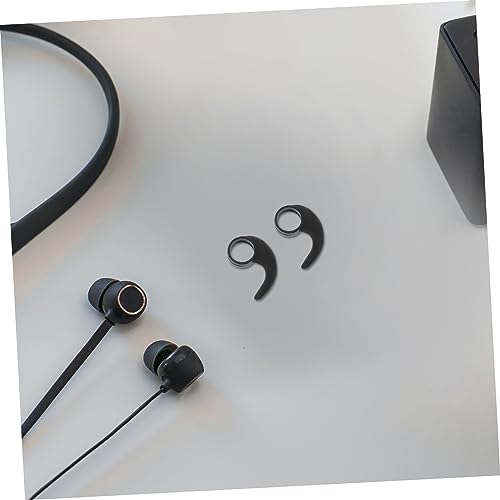 GARVALON Silicone Earphone Clip Hooks 10mm Fit Ear Wings for Earbuds Sturdy Fashionable Design