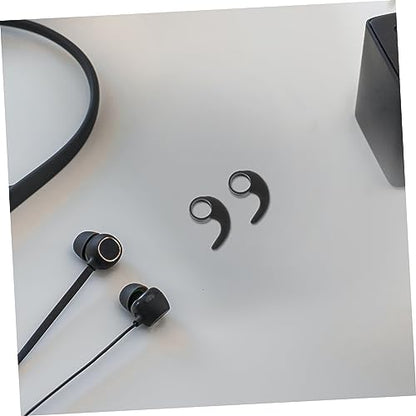 GARVALON Silicone Earphone Clip Hooks 10mm Fit Ear Wings for Earbuds Sturdy Fashionable Design