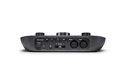 Audiosavings Bundle: Focusrite Vocaster Two USB-C Podcast Podcasting Studio Audio Recording Interface Bundle with (2) Rockville PRO-M50 SR Studio Headphones (3 Items)
