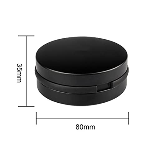 Soundlink Earphone Case Round Aluminum Alloy Earbuds Case Waterproof Protective Storage Box for in Ear Monitor