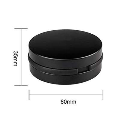 Soundlink Earphone Case Round Aluminum Alloy Earbuds Case Waterproof Protective Storage Box for in Ear Monitor