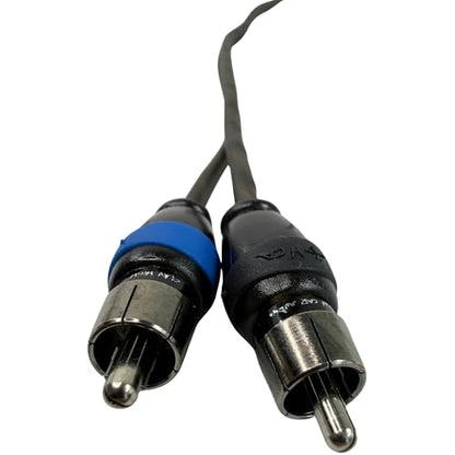Sky High Car Audio Twisted 2 Channel RCA Cable OFC, Audio Interconnect for Amplifiers & Car Audio Systems (Multiple Lengths) (18 Feet) - size: 18 Feet