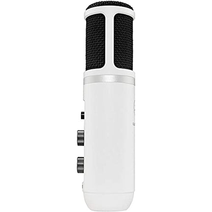 Mackie EM-Series, Limited Edition White USB Condenser Microphone (EM-USB-LTD) - size: USB, style: Compact - White