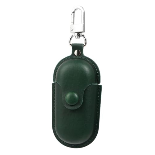 POPETPOP Waterproof Earphone Holder Protective Case for Earbuds 3i, Portable Dust-Proof Scratch-Resistant Earbud Storage in Dark Green for Travel and Daily Use