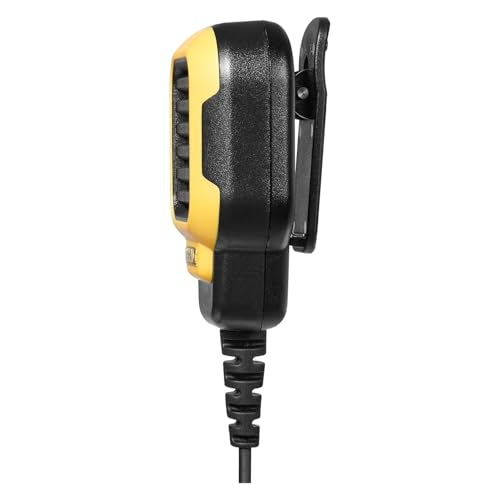DEWALT DXFRSRM1 원격 스피커 마이크, FRS 라디오 액세서리, 2.5mm 잭, PTT, DXFRS300 및 DXFRS800, DXFRSRM1용
