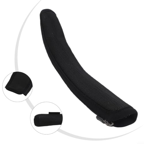 Mesh Headband Cover for SONY WH-1000XM6, Breathable Replacement Pad with Zipper, Protective Cushion Sleeve to Reduce Pressure and Sweat, Black or Gray(Black) - size: Black