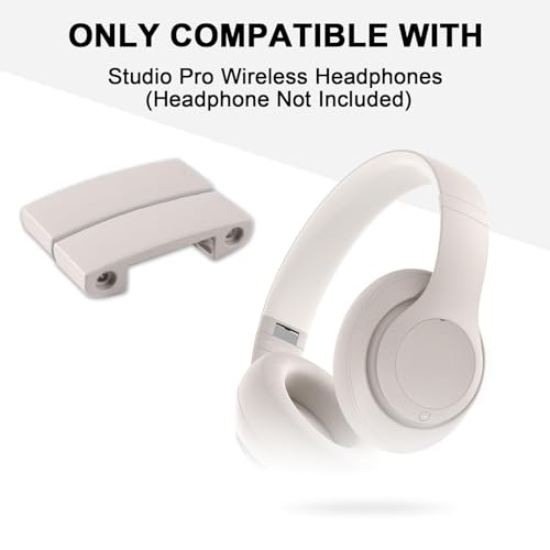 Adhiper Hinge Replacement Metal Repair Parts for Beats Studio Pro Headphone | Studio Pro Durable Repair Kit Replacement Headband Metal Folding Hinge Clip Cover Pin Repair Parts Set,Sandstone - color: Sandstone