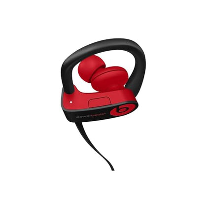 beats Powerbeats3 Wireless Ear-Hook Headphones Decade Collection Black/Red MRQ92 (Renewed)