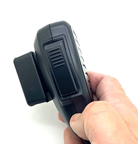 Universal Ham CB Radio Microphone Mic Hanger Holder Mount with Adhesive back, Pre Drill Holes & Single T Tab connection