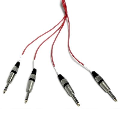 4 Channel 1/4" TRS Snake Cable - 10 Feet Long - Serviceable Ends - Pro Audio Effects Snake for Live Live, Recording, Studios, and Gigs - Patch, Amp, Mixer, Audio Interface 10' - size: 10 Foot - 4 Channel