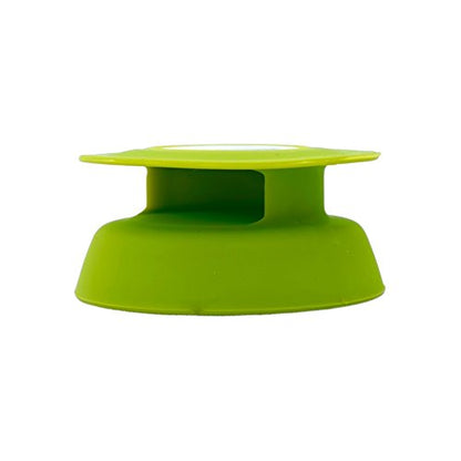 Budley - Tangle-Free Earphone/Earbud Case, Compact Storage System, Silicone (Lime, Set of 1) - color: Lime