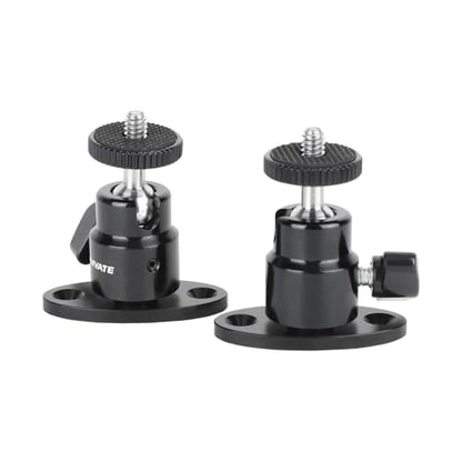 CAMVATE 1/4-20 Mini Ball Head with Ceiling Mount for CCTV & Video(2 Pieces)