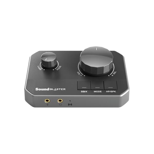 Sound Blaster G8 - Hi-Res Gaming USB DAC with Dual USB Audio Mixing and Fully Customizable Acoustic Engine and 10-Band EQ