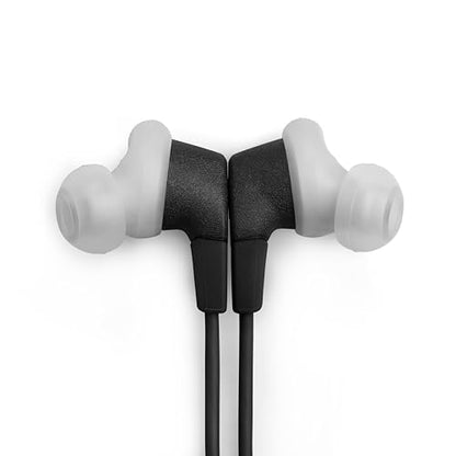 JBL Endurance Run 3 - Wired Sport Headphones - Black/Gray | FlipHook technology for versatile wearing style, IP65 dustproof and water-resistant, JBL Pure Bass Sound, Hands-free calls