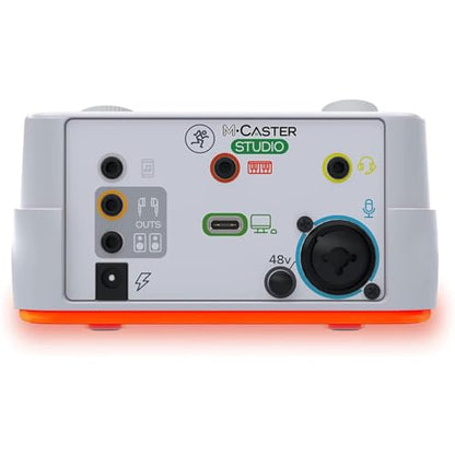 Mackie M-Caster Studio Desktop Live Streaming Mixer- White - color: White, style: Live Streaming Mixer