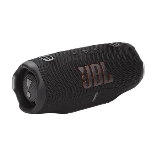JBL Charge 6 Portable Waterproof Speaker with Powerbank and Strap - Black (Renewed) - color: Black