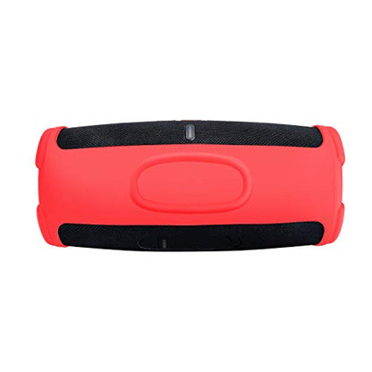 Silicone Cover Case Compatible with JBL Xtreme 3 Portable Bluetooth Speaker, Waterproof Soft Skin Silicone Protective Case for JBL Xtreme 3 Bluetooth Speaker Accessories (Red) - color: Red