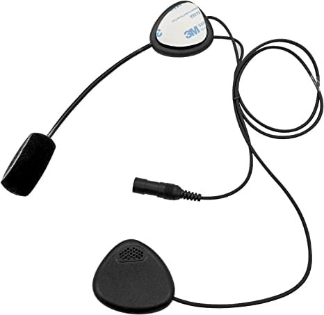 WODASEN Helmet Headset Motorcycles Full Face Radio Kit Race in Motorbike Earpiece with Push to Talk Mic Headphone for Baofeng UV-5R Kenwood WOUXUN Linton PUXING 2 Pin Walkie Talkies