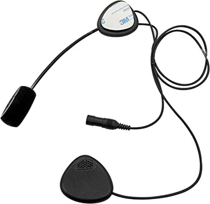 WODASEN Helmet Headset Motorcycles Full Face Radio Kit Race in Motorbike Earpiece with Push to Talk Mic Headphone for Baofeng UV-5R Kenwood WOUXUN Linton PUXING 2 Pin Walkie Talkies