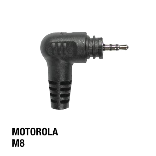 PRYME® LMC-1DR-M8 PRO-Grade Commercial Lapel Mic w/D-Ring Earphone (for MotoTRBO SL300 & 7550 1-Pin Radios) - color: For MotoTRBO SL300 & 7550 1-Pin Radios