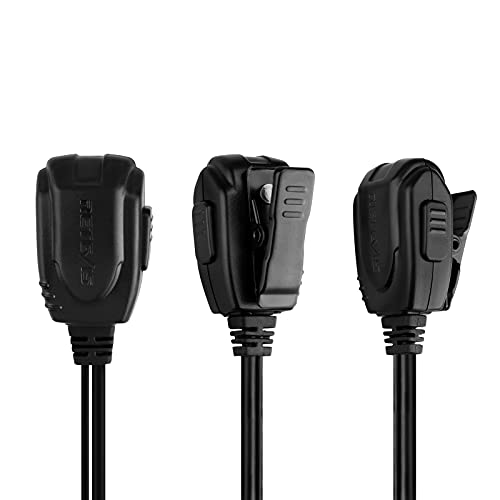 Retevis Walkie Talkie Earpiece, for RT22/RT68/RT21/H777/RT19/RT15 | Acoustic Tube, Coil, Compatible with Pxton, Baofeng, Kenwood 2 Way Radio, Security Walkie Talkie Headset(4 Pack)