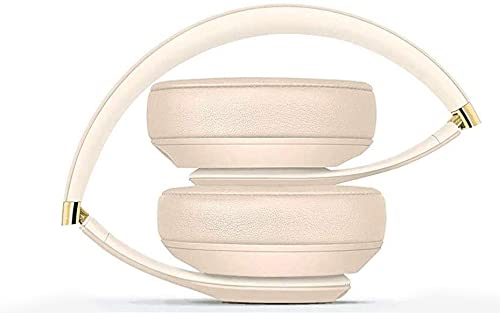 Replacement Ear Pads Cushions for Beats Studio 2 & Studio 3 Wired & Wireless Headphones, Earpads with Soft Protein Leather, Noise Isolation Memory Foam, Added Thickness - Sand - color: Sand Dune
