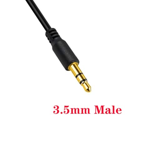 DC3.5mm Headset Splitter Audio Extension Cable,3.5mm to Dual Headphone Cord | 1 to 2 Way 1/8" TRS male to 2 male Stereo Jack Adapter for Smartphone,Computer,Mp3,Earphone,Speakers (1meter) (5 Way) - style: 5 Way
